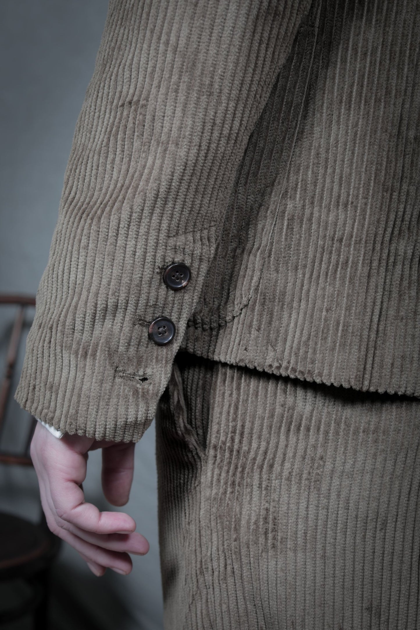 Corduroy Jacket by ALEKSANDR MANAMÏS