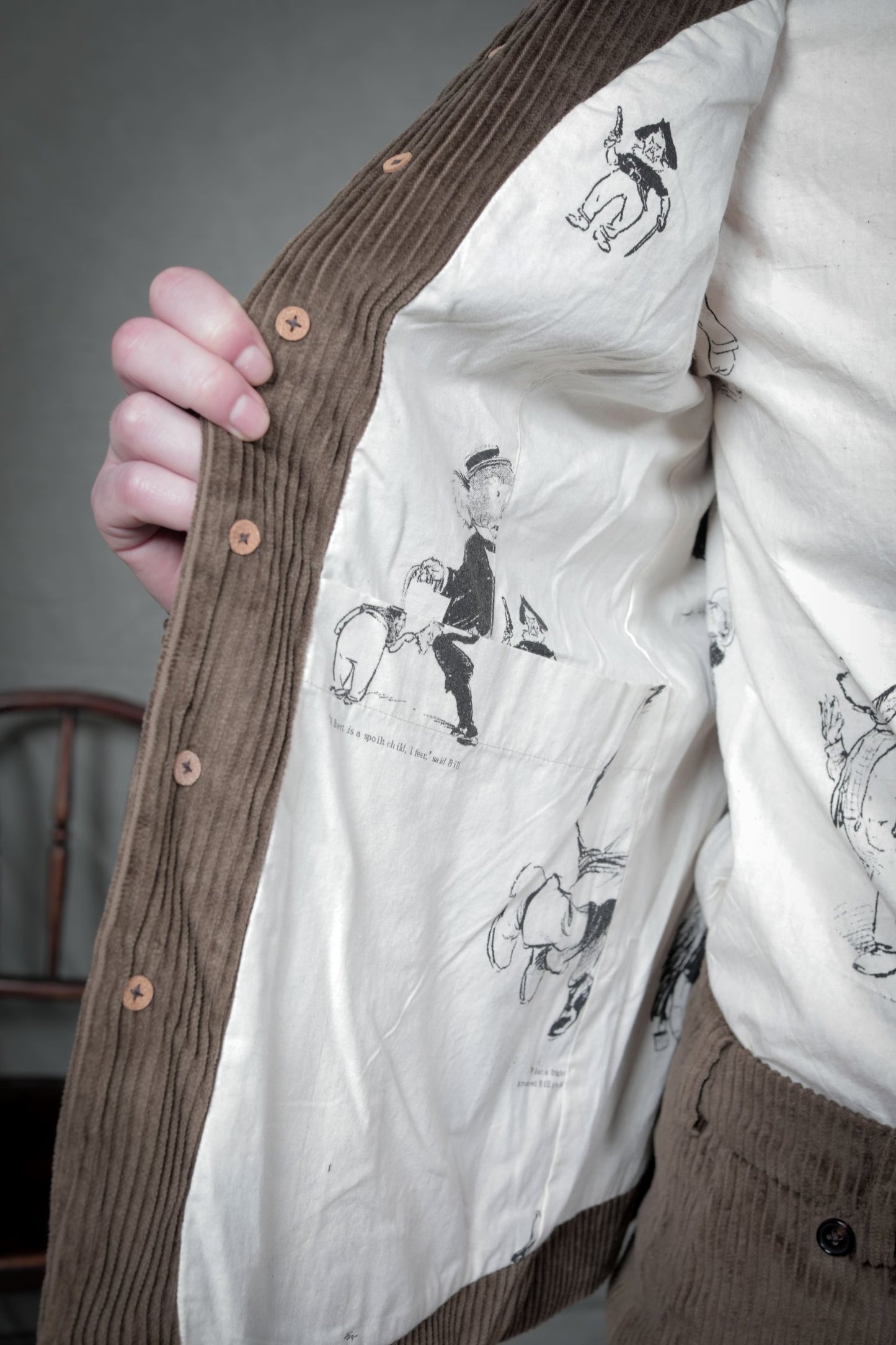 Corduroy Jacket by ALEKSANDR MANAMÏS