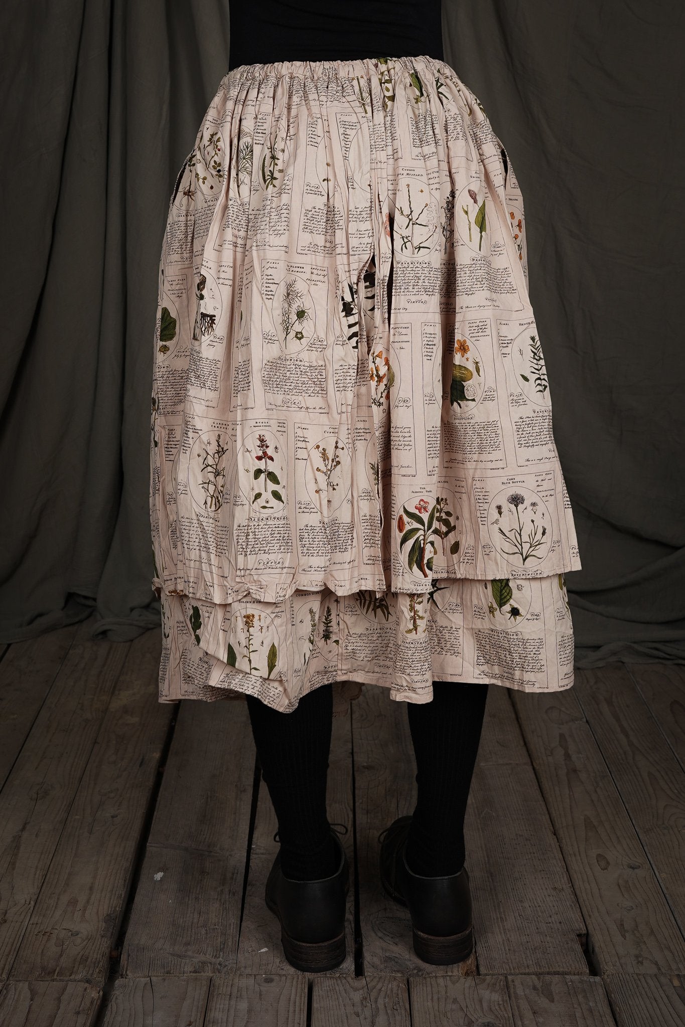 Double Layer Skirt - Winter Herbarium