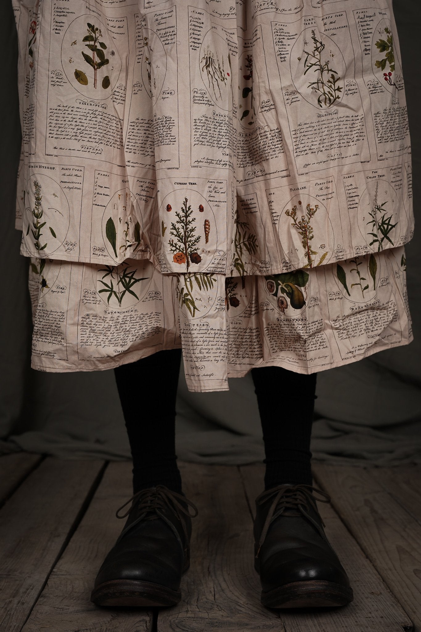 Double Layer Skirt - Winter Herbarium