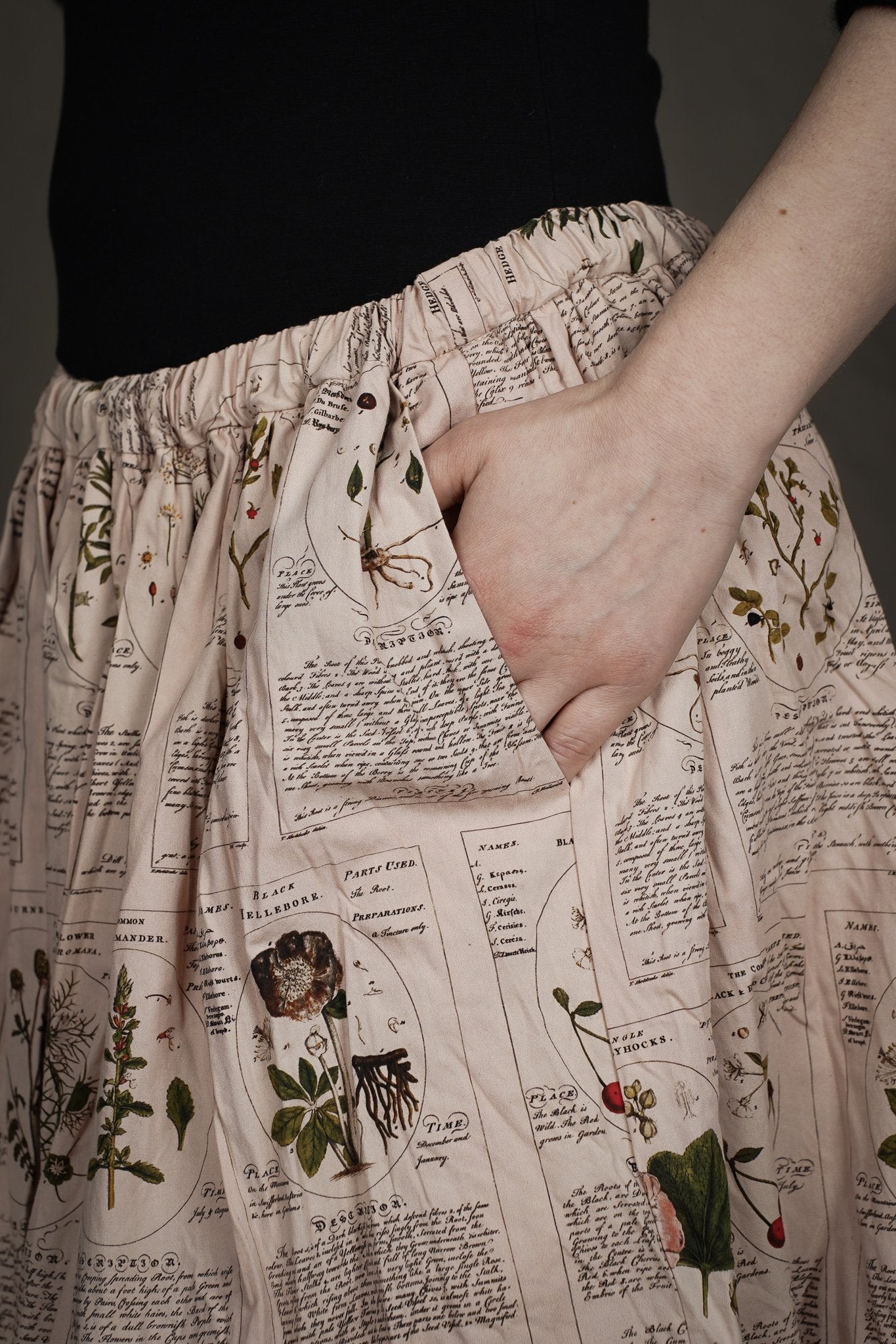 Double Layer Skirt - Winter Herbarium