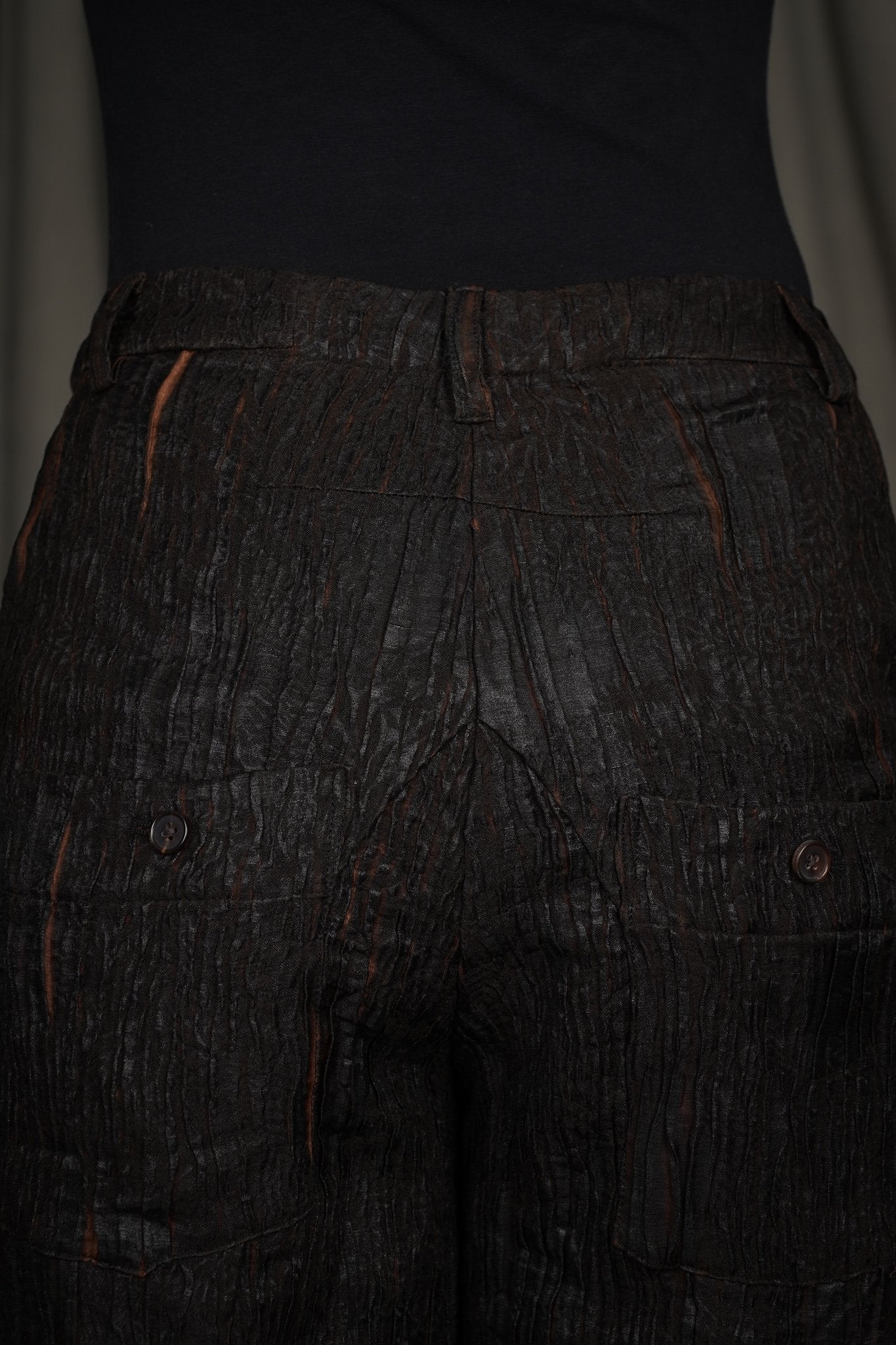 Cropped Trouser - Silk Brown