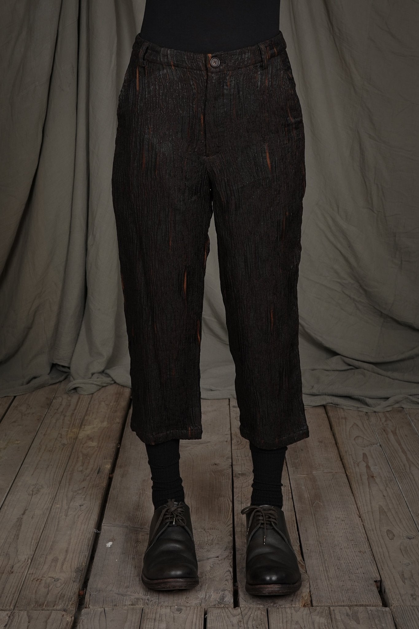 Cropped Trouser - Silk Brown