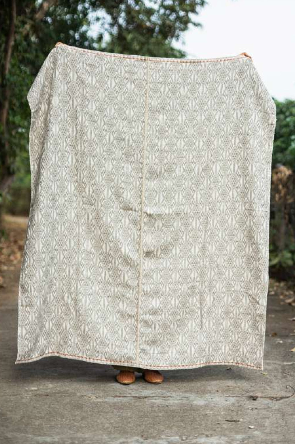 Tai Lue Throw - Light Grey