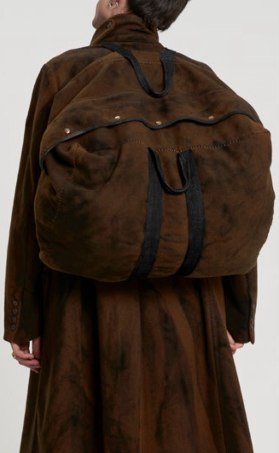 Masnada Oversize Bag - Painted Brown