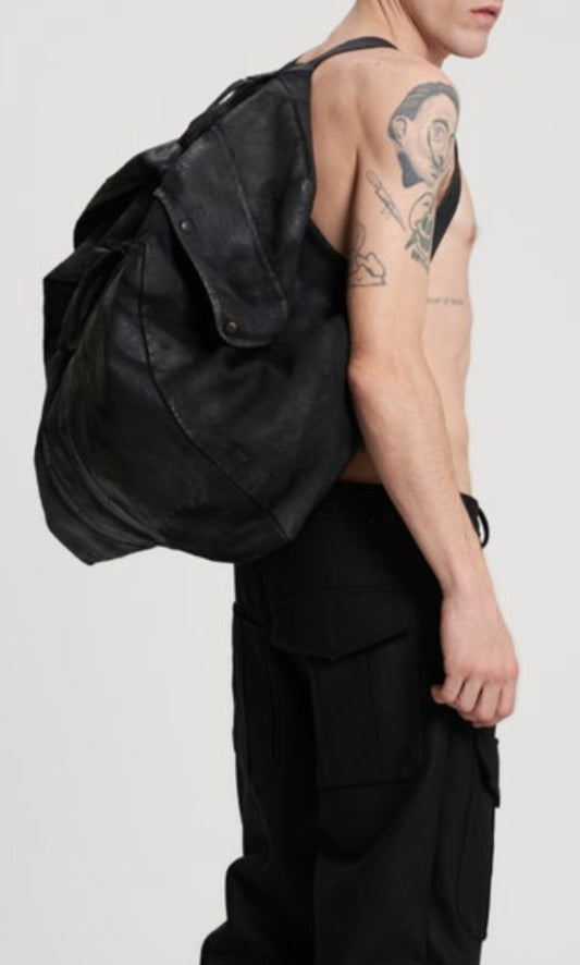 Masnada Oversize Bag - Rubberised Black