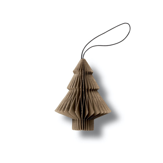 folded ornament, tree macchiato