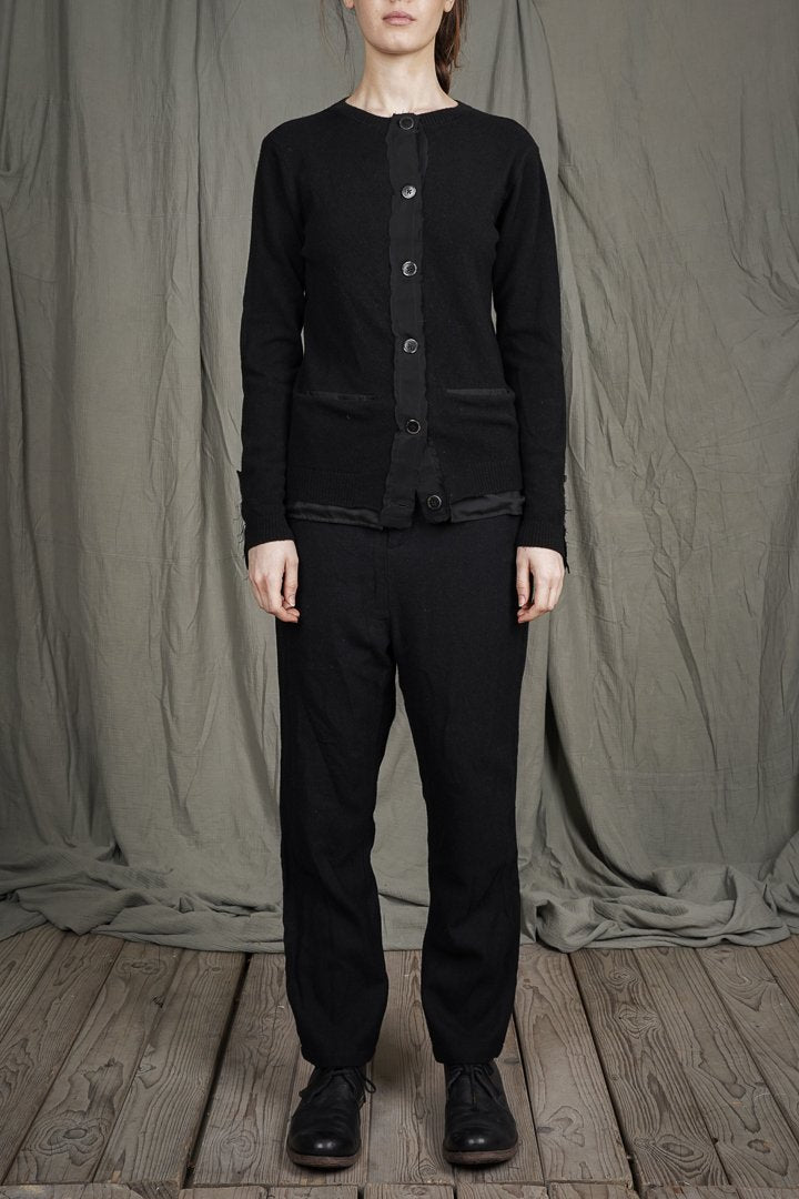 PLACKET KNIT CARDIGAN by ALEKSANDR MANAMÏS