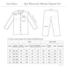 Herbal-dyed 2 Layered Gauze Pajamas Set Coral Pink [Kyo Wazarashi Mensya] - Small