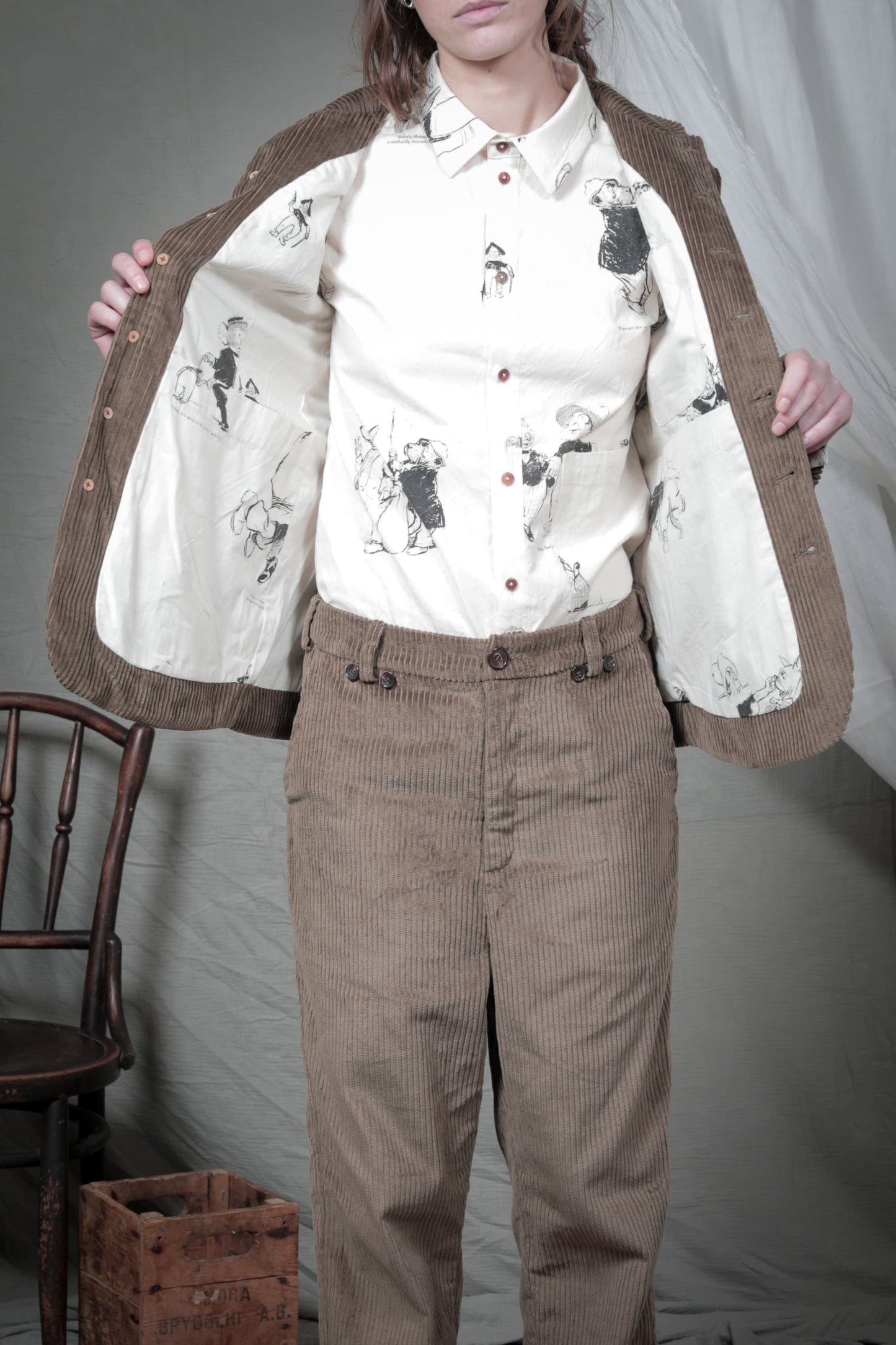 Corduroy Jacket by ALEKSANDR MANAMÏS