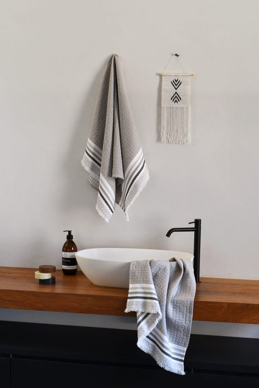 Hand Towel - Lunar Grey