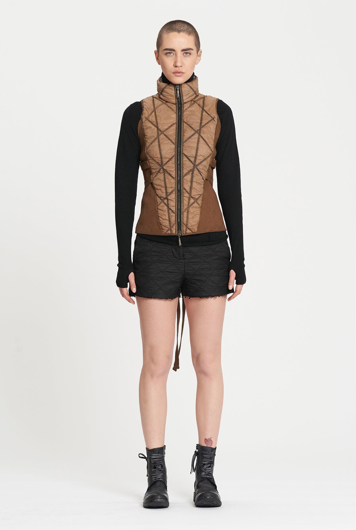 Ribbed Gilet by Masnada